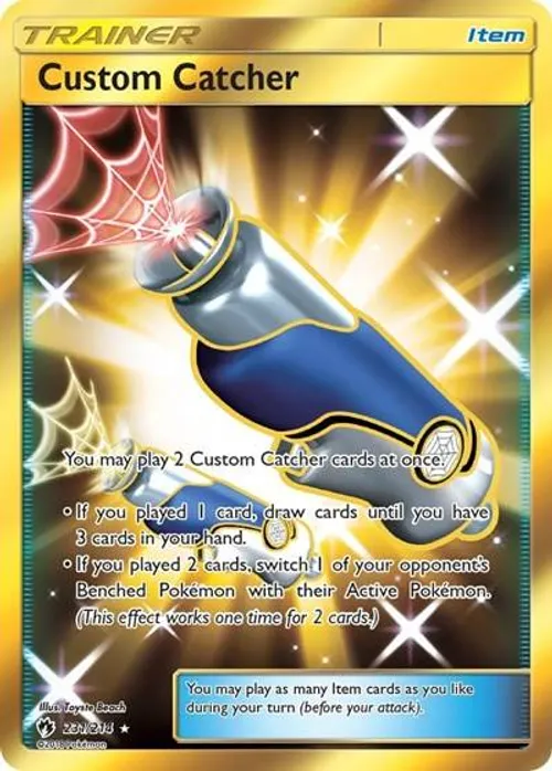 Custom Catcher (Secret) #231/214 Secret Rare — SM - Lost Thunder