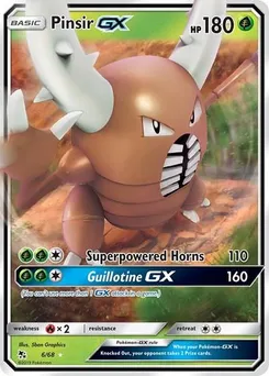 Pinsir GX #6/68 Ultra Rare — Hidden Fates