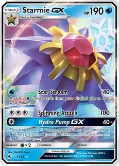 Starmie GX #14/68 Ultra Rare — Hidden Fates