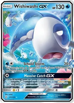 Wishiwashi GX #63/236 Ultra Rare — SM - Cosmic Eclipse