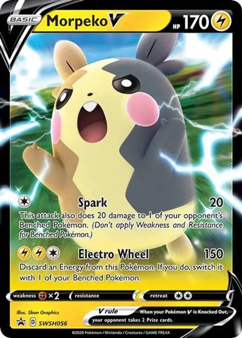Morpeko V - SWSH056 #SWSH056 Promo — SWSH: Sword & Shield Promo Cards