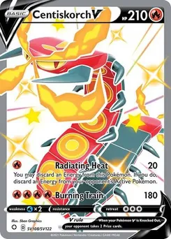 Centiskorch V #SV108/SV122 Shiny Holo Rare — Shining Fates: Shiny Vault