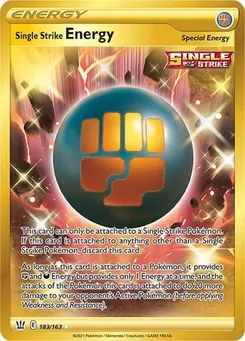Single Strike Energy #183/163 Secret Rare — Sword & Shield—Battle Styles