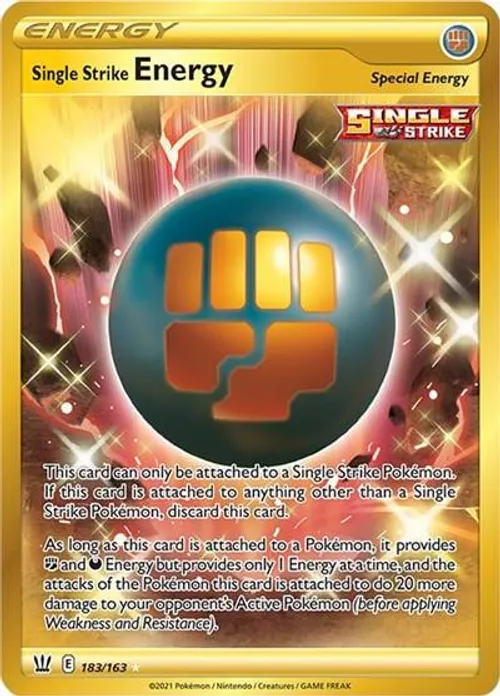 Single Strike Energy #183/163 Secret Rare — Sword & Shield—Battle Styles