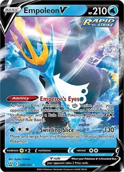 Empoleon V #040/163 Ultra Rare — Sword & Shield—Battle Styles