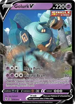Golurk V #070/203 Ultra Rare — Sword & Shield—Evolving Skies
