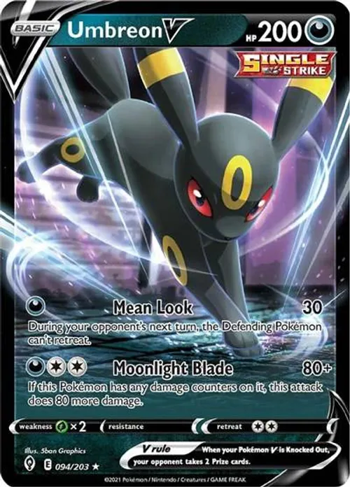 Umbreon V #094/203 Ultra Rare — Sword & Shield—Evolving Skies