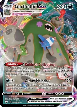 Garbodor VMAX #101/203 Ultra Rare — Sword & Shield—Evolving Skies