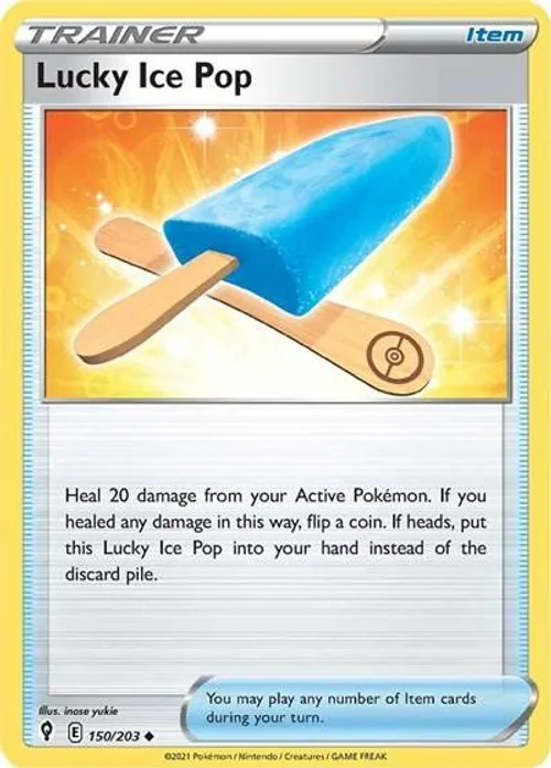 Lucky Ice Pop #150/203 Uncommon — Sword & Shield—Evolving Skies