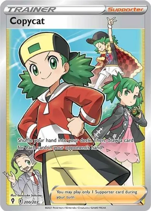Copycat #200/203 Ultra Rare — Sword & Shield—Evolving Skies