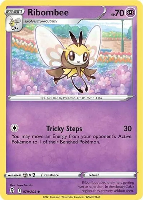 Ribombee #079/203 Uncommon — Sword & Shield—Evolving Skies