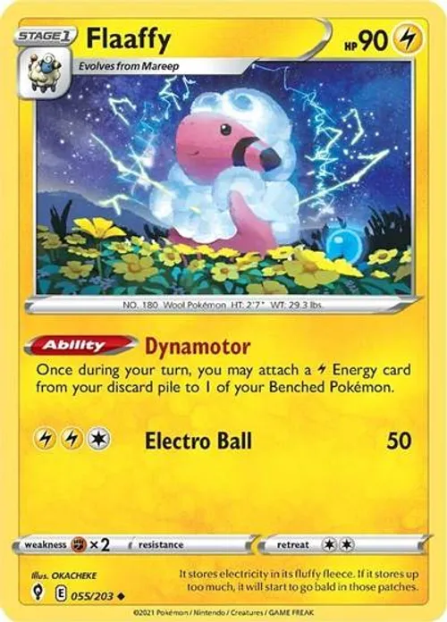 Flaaffy #055/203 Uncommon — Sword & Shield—Evolving Skies