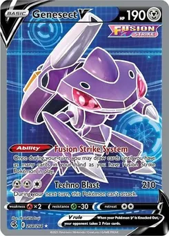 Genesect V #254/264 Ultra Rare — Sword & Shield—Fusion Strike
