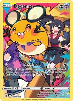 Dedenne #TG07/TG30 Ultra Rare — Sword & Shield—Brilliant Stars