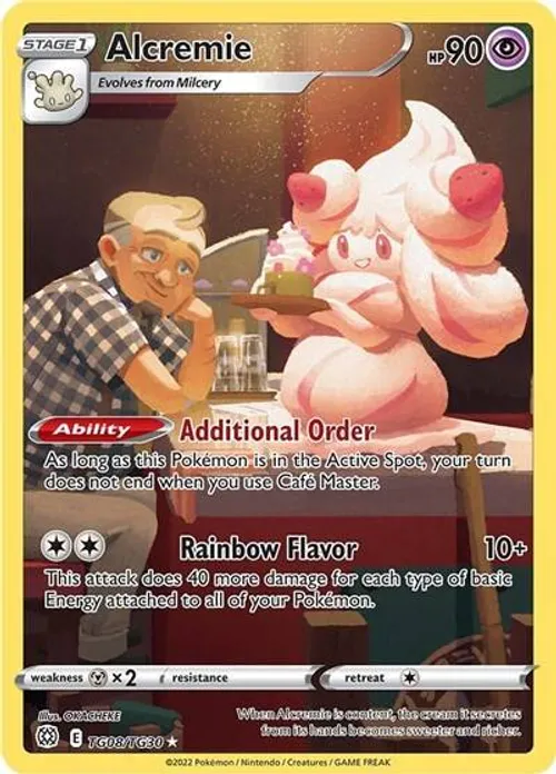 Alcremie #TG08/TG30 Ultra Rare — Sword & Shield—Brilliant Stars