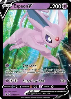 Espeon V - SWSH201 #SWSH201 Promo — SWSH: Sword & Shield Promo Cards