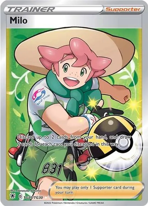 Milo #TG27/TG30 Ultra Rare — Sword & Shield—Astral Radiance