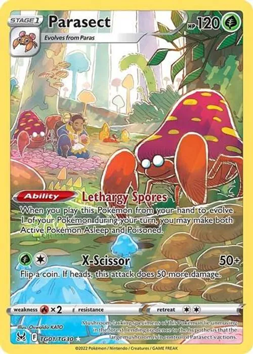 Parasect #TG01/TG30 Ultra Rare — Sword & Shield—Lost Origin