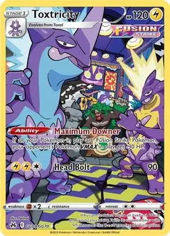 Toxtricity #GG09/GG70 Ultra Rare — SWSH: Crown Zenith: Galarian Gallery