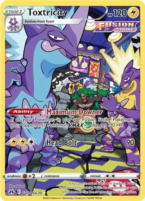 Toxtricity #GG09/GG70 Ultra Rare — SWSH: Crown Zenith: Galarian Gallery