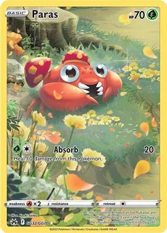 Paras #GG32/GG70 Ultra Rare — Sword & Shield—Crown Zenith