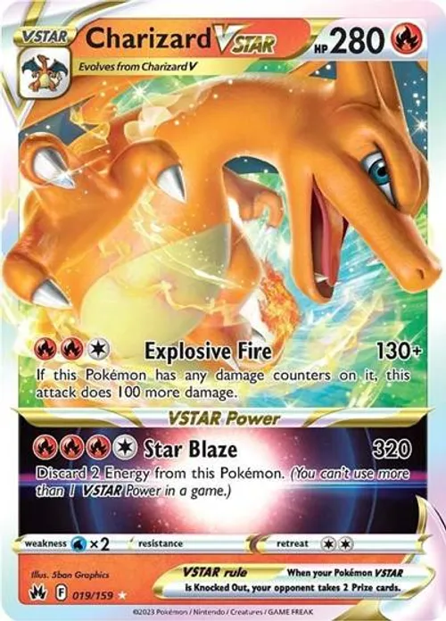 Charizard VSTAR #019/159 Ultra Rare — Sword & Shield—Crown Zenith