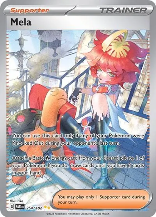 Mela #254/182 Special Illustration Rare — SV04: Paradox Rift