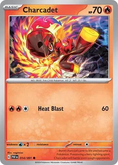 Charcadet #014/091 Common — Scarlet & Violet—Paldean Fates