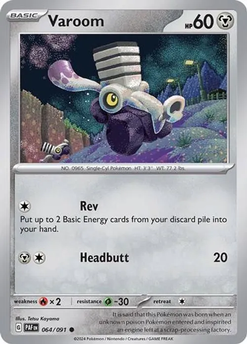 Varoom #064/091 Common — Scarlet & Violet—Paldean Fates
