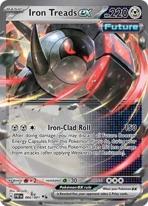 Iron Treads ex #066/091 Double Rare — Scarlet & Violet—Paldean Fates