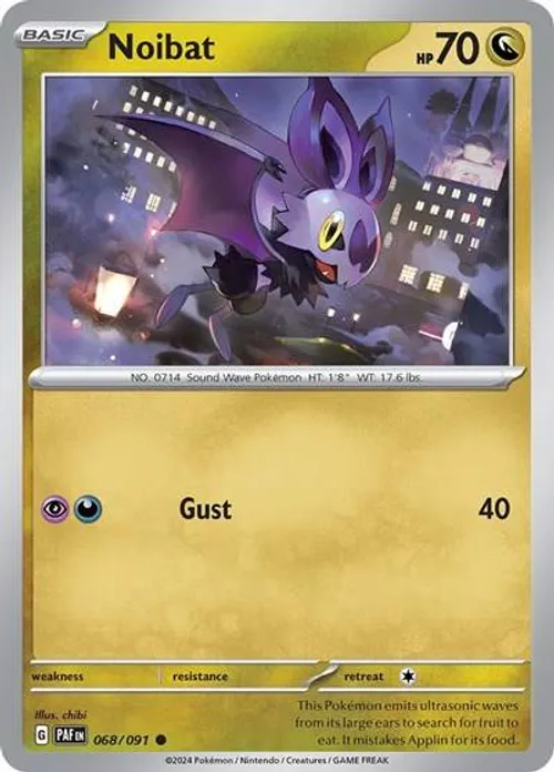 Noibat #068/091 Common — Scarlet & Violet—Paldean Fates