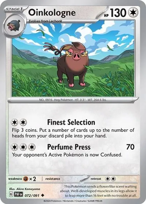 Oinkologne #072/091 Uncommon — Scarlet & Violet—Paldean Fates