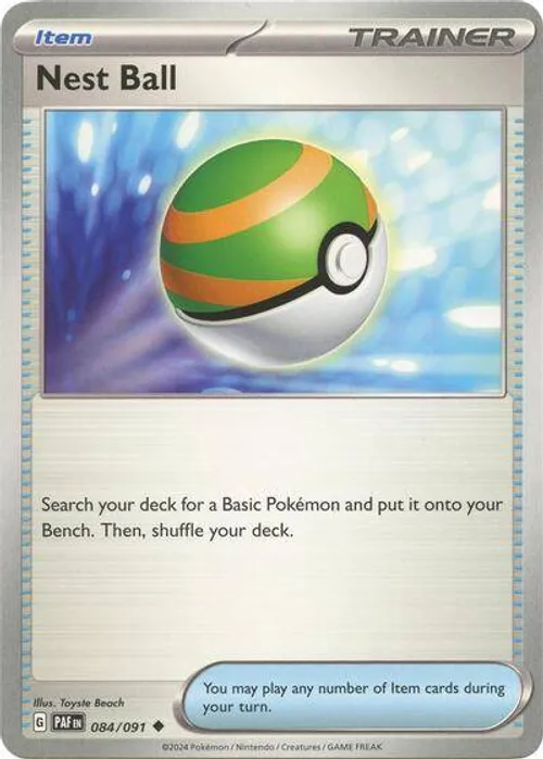 Nest Ball #084/091 Uncommon — Scarlet & Violet—Paldean Fates
