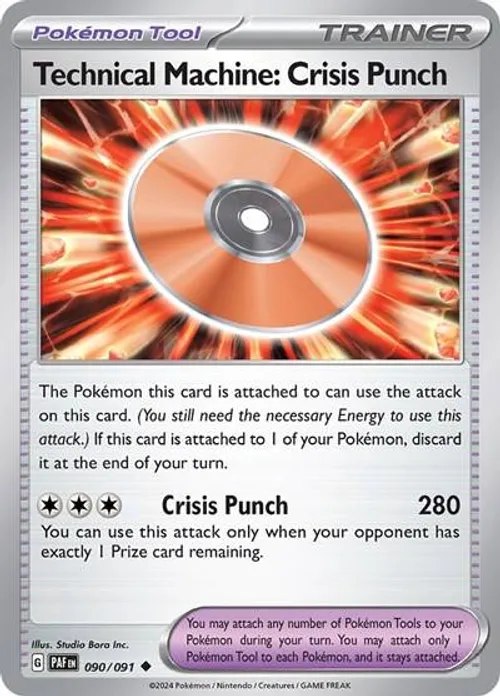 Technical Machine: Crisis Punch #090/091 Uncommon — Scarlet & Violet—Paldean Fates