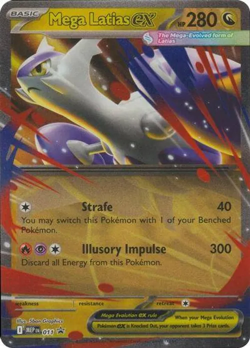 Mega Latias ex #011 Promo — Mega Evolution—MEP Black Star Promos