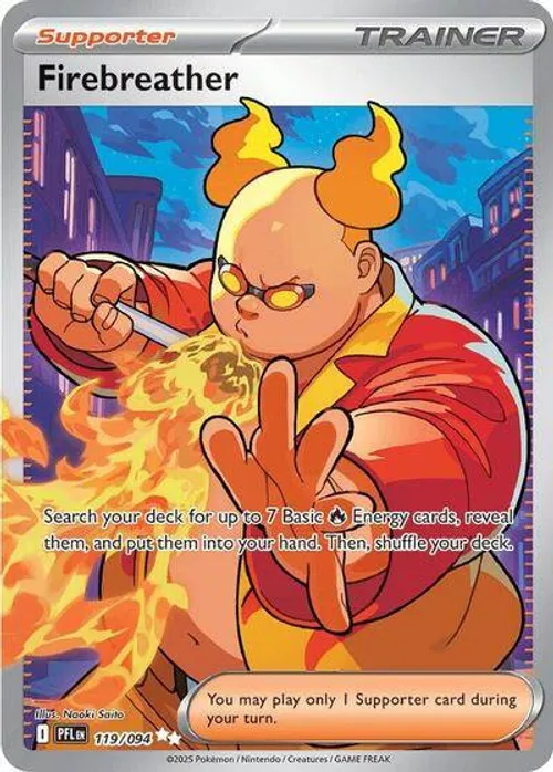 Firebreather #119/094 Ultra Rare — Mega Evolution—Phantasmal Flames