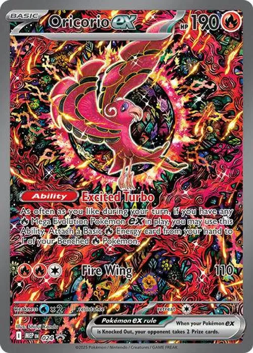 Oricorio ex - 024 #024 Promo — ME: Mega Evolution Promo