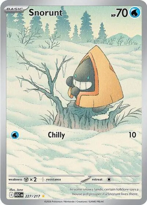 Snorunt #227/217 Illustration Rare — Mega Evolution—Ascended Heroes