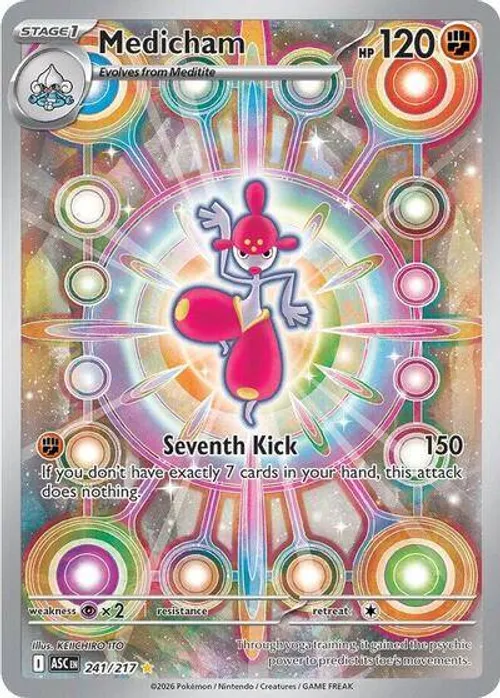 Medicham #241/217 Illustration Rare — Mega Evolution—Ascended Heroes