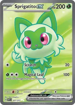 Sprigatito ex #251/217 Ultra Rare — Mega Evolution—Ascended Heroes