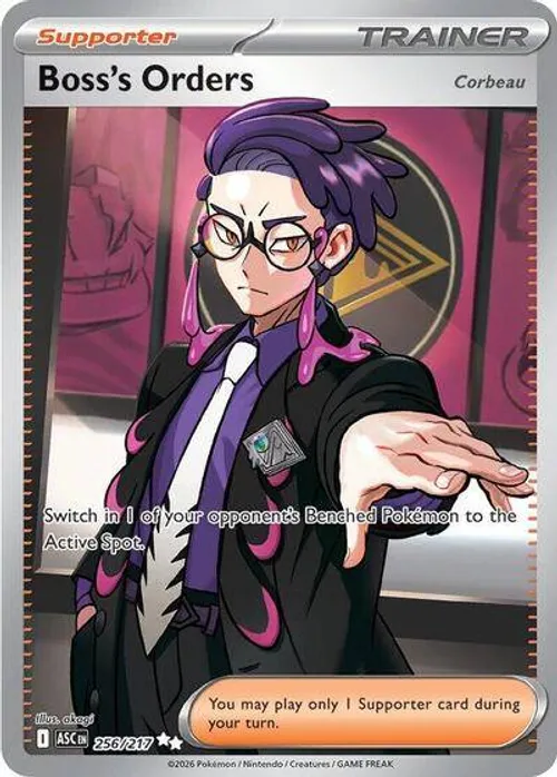 Boss's Orders #256/217 Ultra Rare — Mega Evolution—Ascended Heroes
