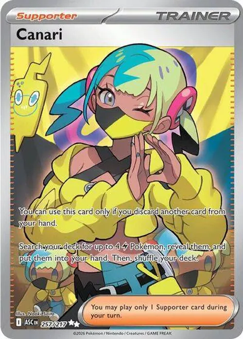 Canari #257/217 Ultra Rare — Mega Evolution—Ascended Heroes
