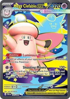 Mega Clefable ex #103/088 Ultra Rare — Mega Evolution—Perfect Order