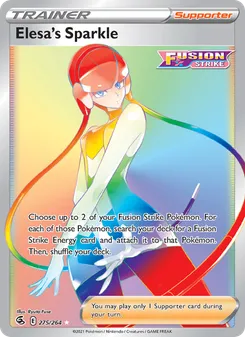 Elesa's Sparkle (Secret) #275/264 Secret Rare — Sword & Shield—Fusion Strike