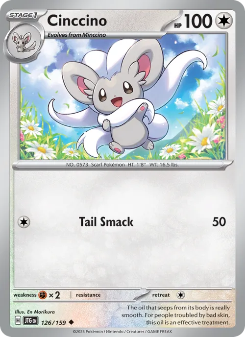 Cinccino #126/159 Uncommon — Scarlet & Violet—Journey Together