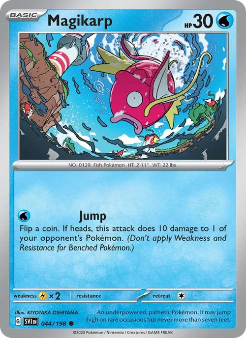 Magikarp #044/198 Common — Scarlet & Violet