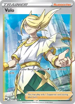 Volo (Full Art) #196/196 Ultra Rare — Sword & Shield—Lost Origin