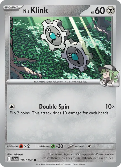 N's Klink #103/159 Common — Scarlet & Violet—Journey Together