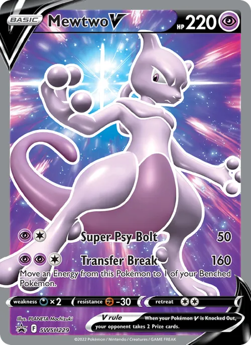 Mewtwo V #SWSH229 Promo — Sword & Shield—SWSH Black Star Promos