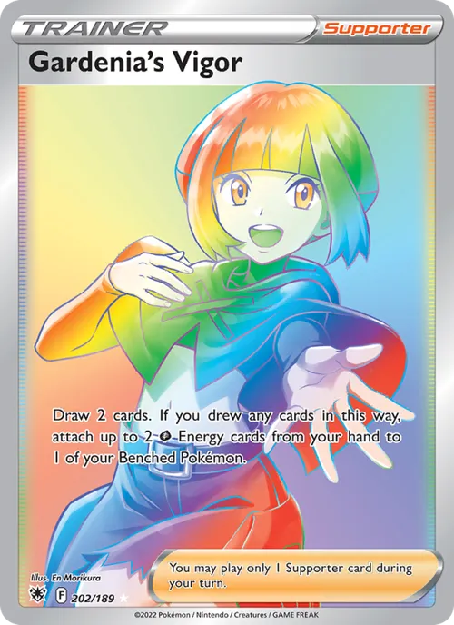 Gardenia's Vigor (Secret) #202/189 Secret Rare — Sword & Shield—Astral Radiance